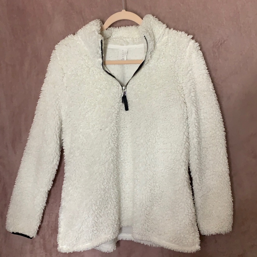 White Puffy Sweater